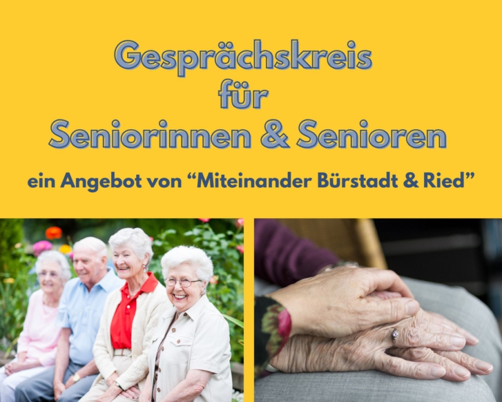 Gesprächskreis für Seniorinnen und Senioren in Bürstadt