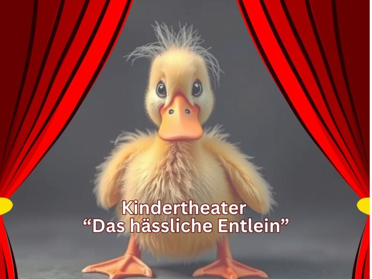 Header: Ankündigung - Präventives Kindertheater "Das hässliche Entlein" zum Thema Selbstakzeptanz, Vielfalt und Respekt.