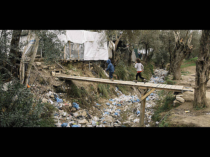 Kinder im Flüchtlingslager Moria. Foto: CC BY-ND 2.0/Jörn Neumann