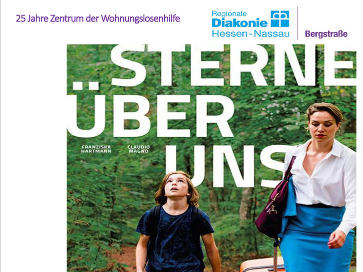 Banner: 25 Jahre Zentrum der Wohnungslosenhilfe der Regionalen Diakonie Bergstraße